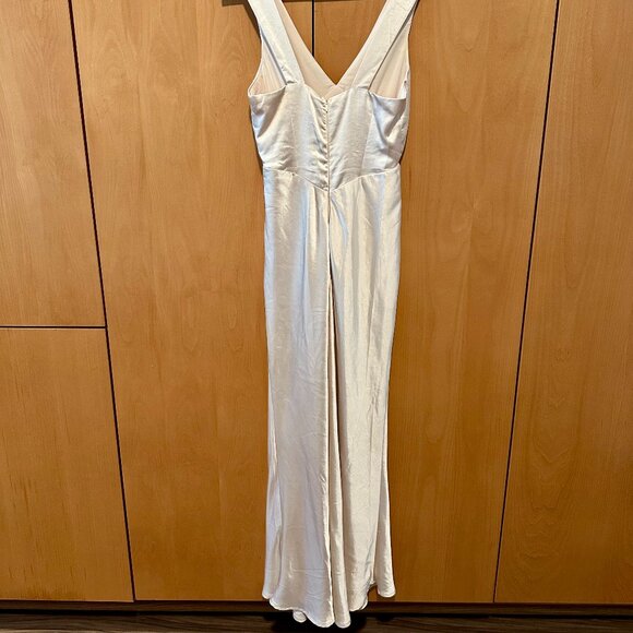 Billy J Champagne Sofia Maxi Dress Size 6 - Picture 6 of 7